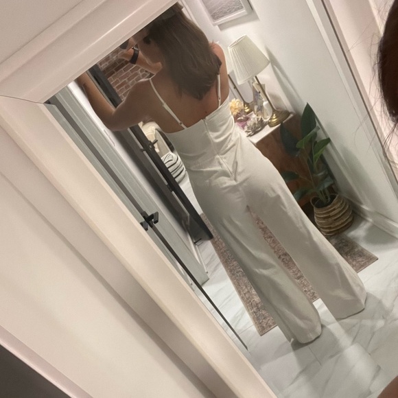 Staud x Solid and Striped white jumpsuit - Picture 3 of 6